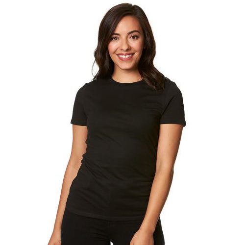 Smartex 4001 Women's Tru-Fit Black T-Shirt