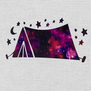Prisma Pattern PU Heat Transfer Vinyl Cosmos Camping Design