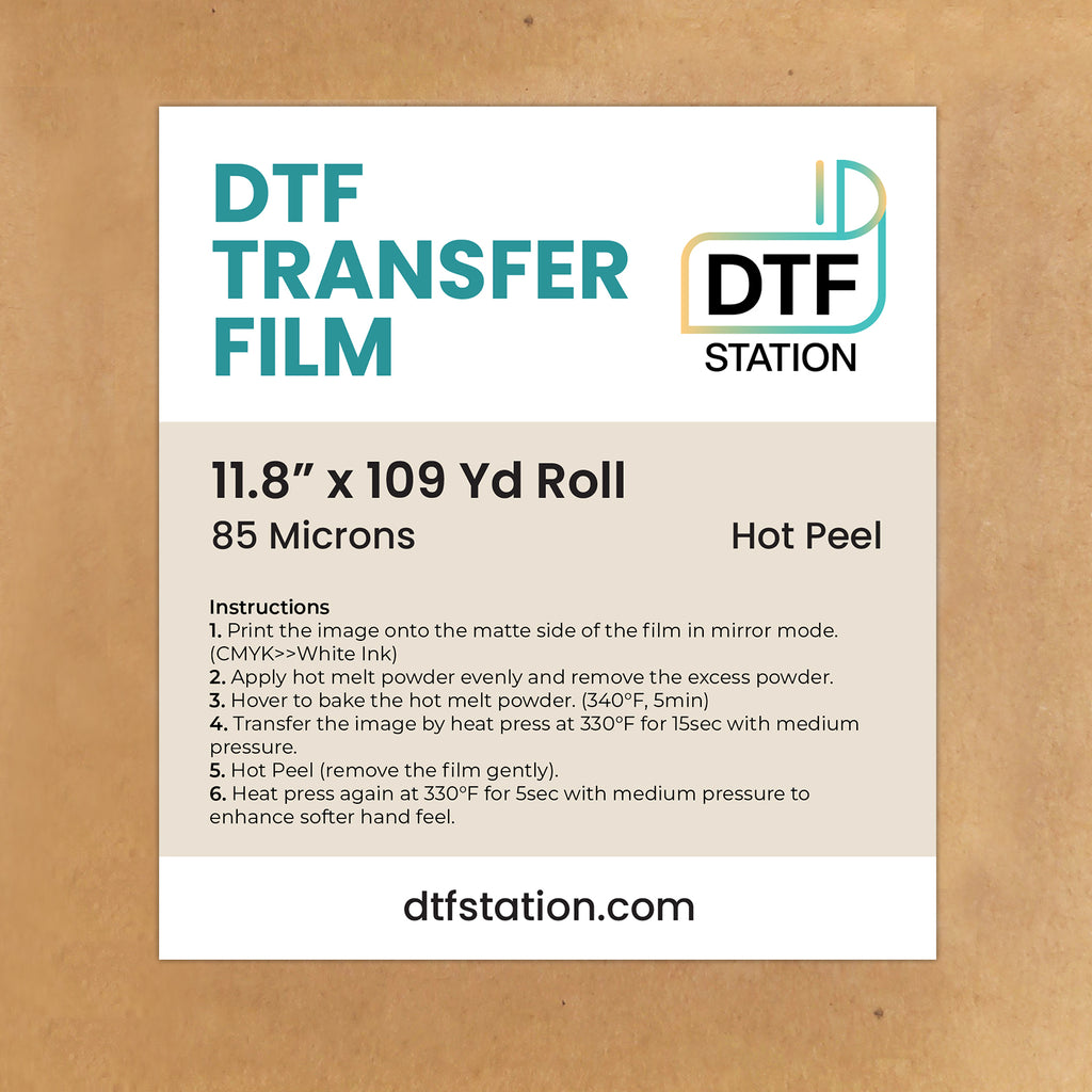 Direct to Film (DTF) Film Roll 23.6 wide x 109 Yards