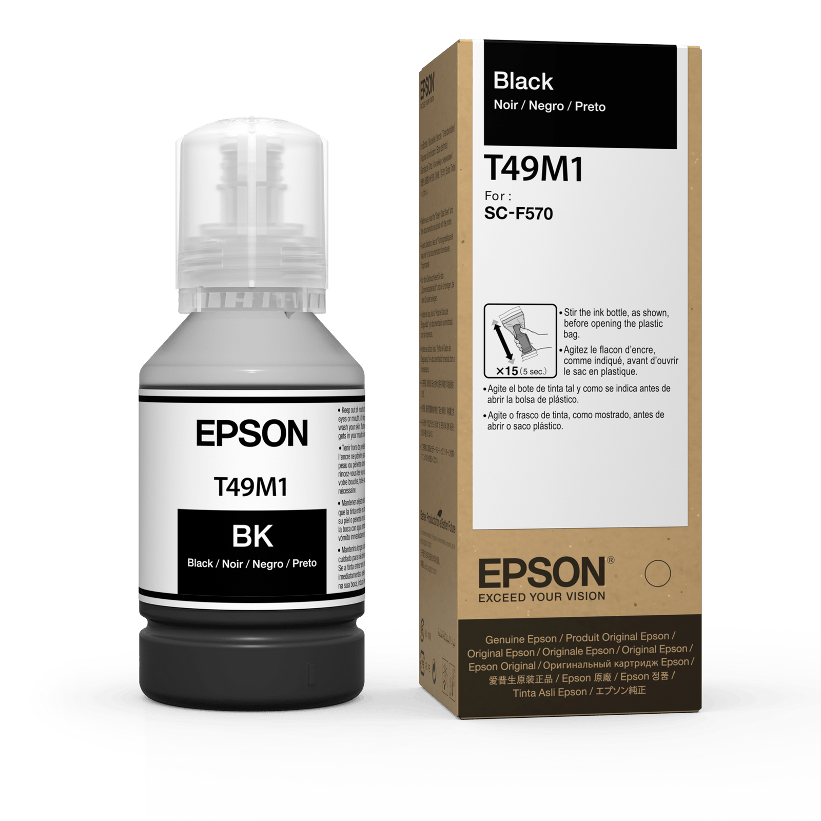 Epson Dye Sublimation Ink 140ml for F170 Printer AA Print Supply