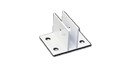 Aluminum Bracket Powder Coated White C-Style