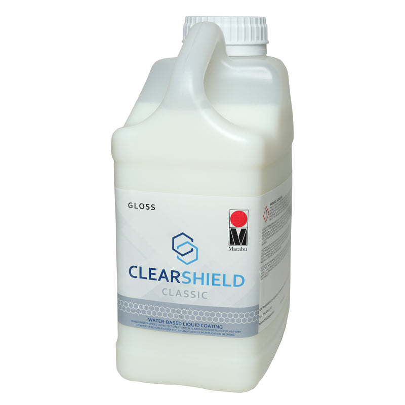 Marabu ClearShield Classic Clear Coating and Liquid Laminates-Gloss 1Gal