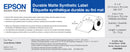 Epson ColorWorks Durable Matte Synthetic 3500 Die Cut Media 4" x  3"