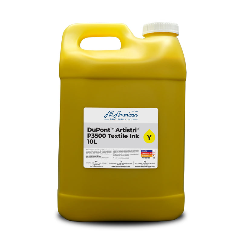 DuPont Artistri P3500 DTG Textile Ink 10 Liter Yellow