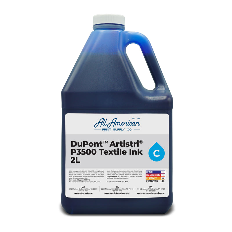 Dupont Artistri P3500 DTG Textile Ink 2L Cyan