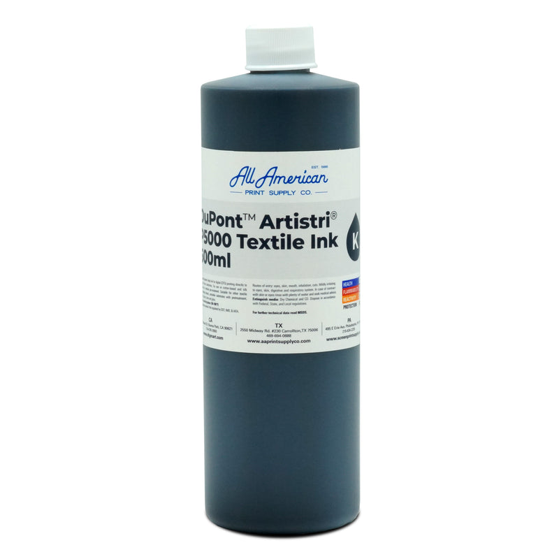 Dupont Artistri P5000 DTG Textile Ink 500ml Black