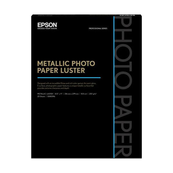 Epson Metallic Photo Paper Luster - 25 Sheets