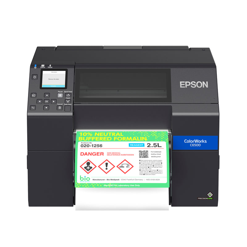 Epson ColorWorks CW-C6500P 8 Inch Color Label Printer