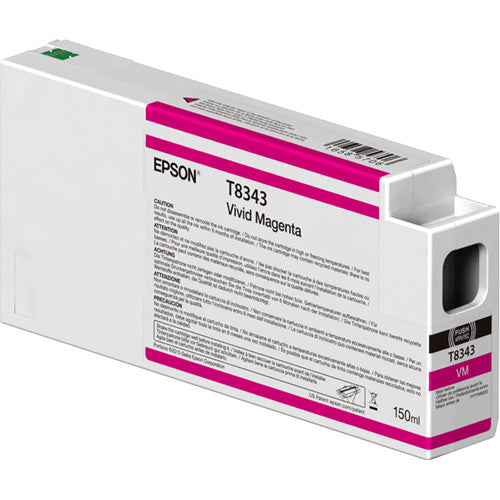 Epson T834 UltraChrome HD/HDX Ink Cartridge 150ML Vivid Magenta