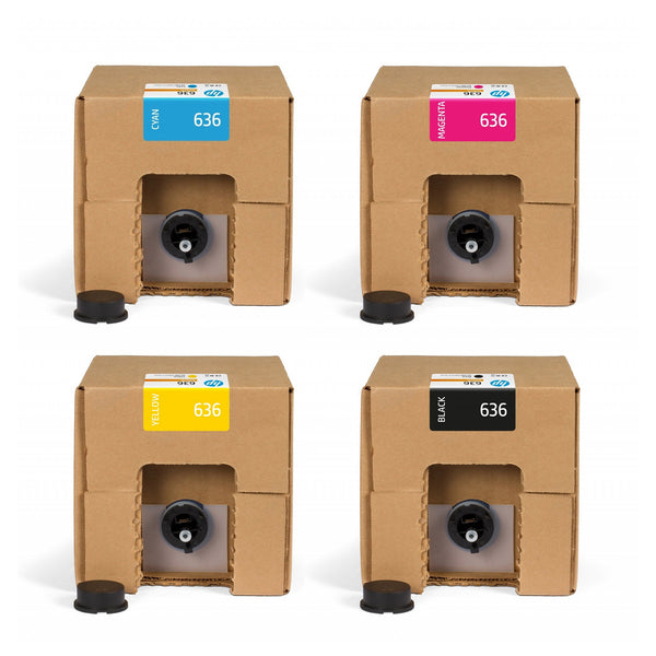 HP 636 Stitch Dye Sublimation Ink Cartridges - CMYK | AA Print Supply