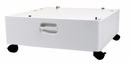 Uninet iColor 800 White Toner Printer Rolling Cart with Storage