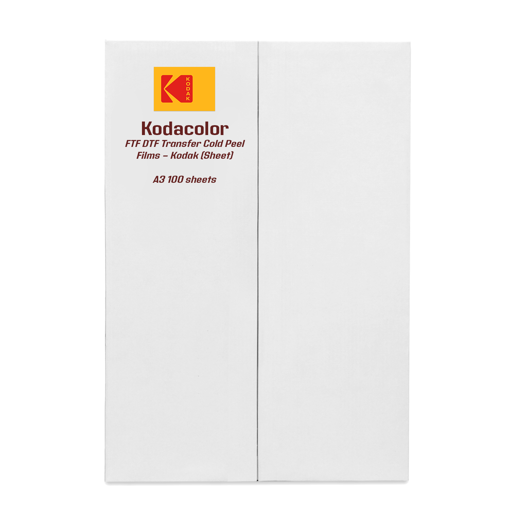 Kodacolor FTF DTF Transfer Cold Peel Film A3 100 sheets