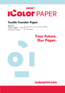 iColor Speed Trans Light 1 Step Transfer Media A very good heat transfer paper for light and medium colored garments