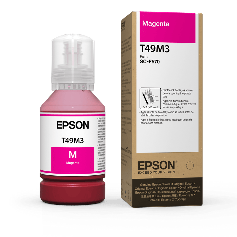 Epson Dye Sublimation Ink 140ML for Epson F570 and Epson F170 Magenta