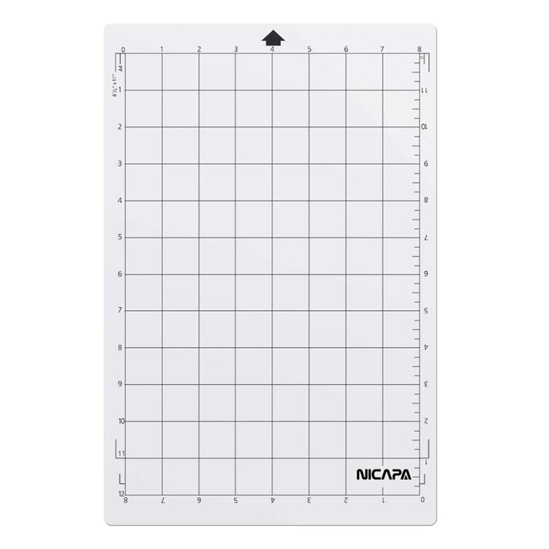 Nicapa Cutting Mat Strong Grip 12" x 8" 1EA for Silhouette Portrait Machine
