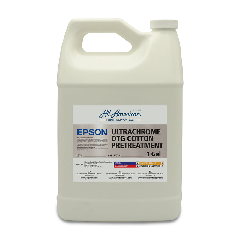 Epson DTG UltraChrome Pretreatment Liquid C13T43R100 1Gal