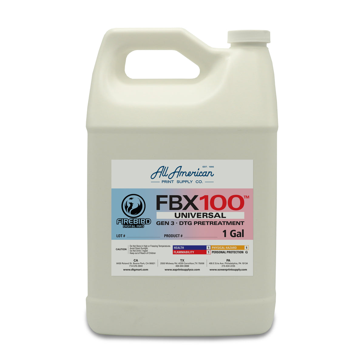 Firebird Universal FBX-100 Gen3 DTG Pretreatment | AA Print