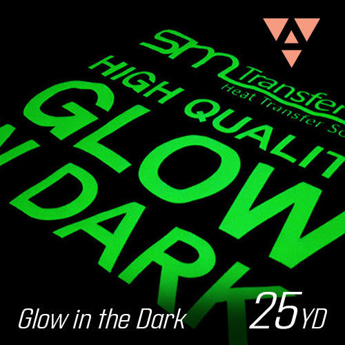Glow Dark Heat Transfer Vinyl 20" Width 25 Yard