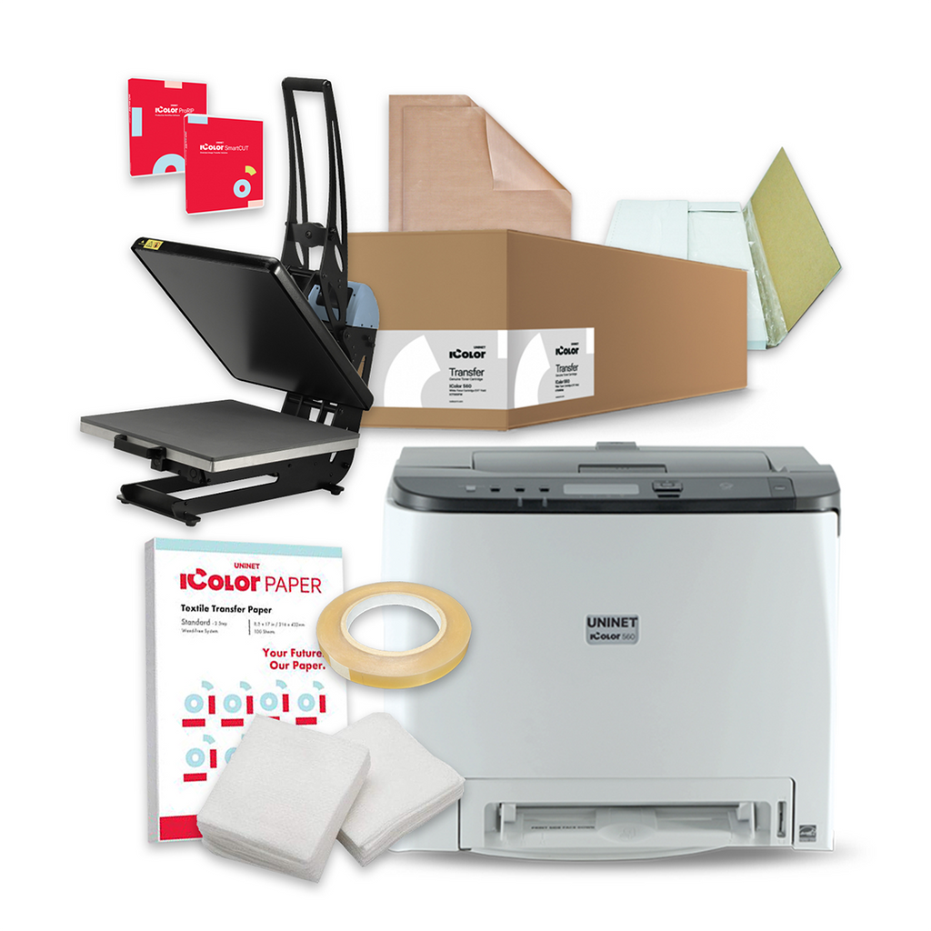 Get started with our exclusive Heat Press & Transfer Bundles