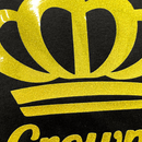 Prisma Reflective Glitter Heat Transfer Vinyl Crown Design