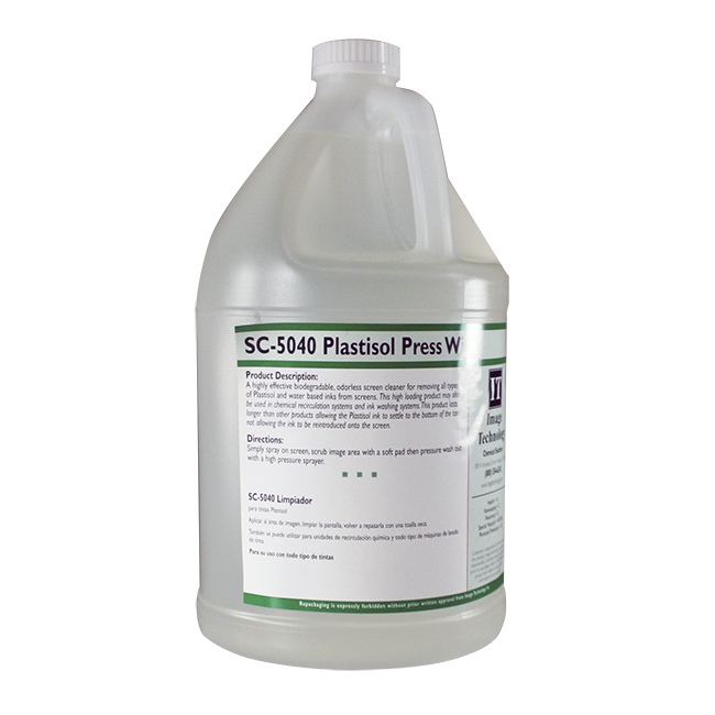 SC 5040 Plastisol Press Wipe