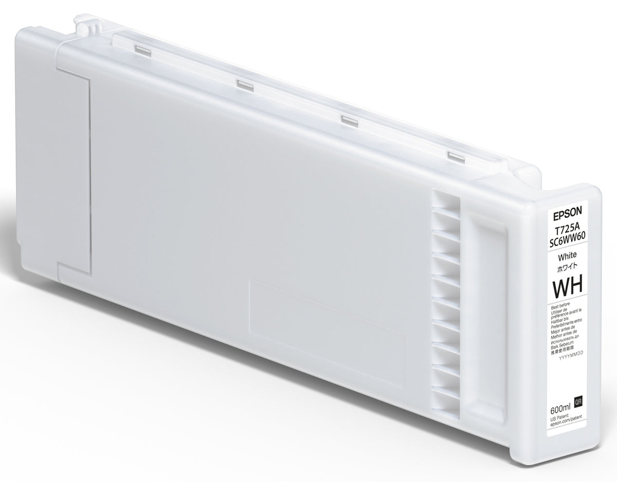 Epson T725A SC6WW60N ホワイトインク 600ml Epson DTG Ink Cartridges For F2100 & F2000 Printer | AA Print Supply