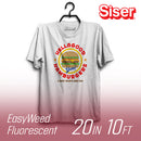 Siser EasyWeed Fluorescent Heat Transfer Vinyl - 20" Width 10 FT