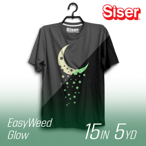 Siser EasyWeed Glow In the Dark 81 Heat Transfer Vinyl - 15" Width 5 Yard