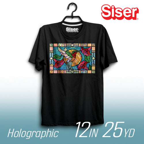 Siser Holographic Heat Transfer Vinyl - 12" Width 25 Yard