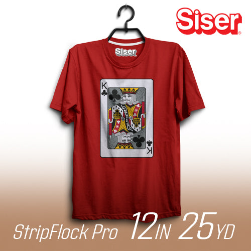 Siser StripFlock Pro Heat Transfer Vinyl - 12" Width 25 Yard