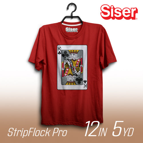 Siser StripFlock Pro Heat Transfer Vinyl - 12" Width 5 Yard