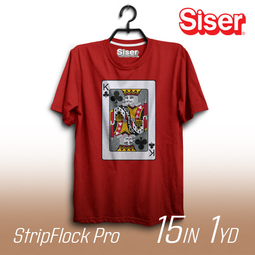 Siser StripFlock Pro Heat Transfer Vinyl - 15" Width 1 Yard