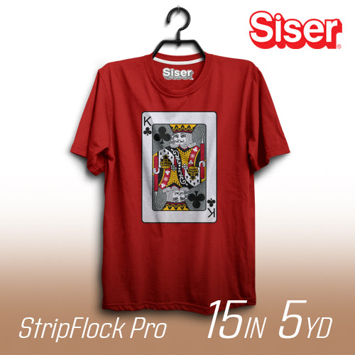 Siser StripFlock Pro Heat Transfer Vinyl - 15" Width 5 Yard