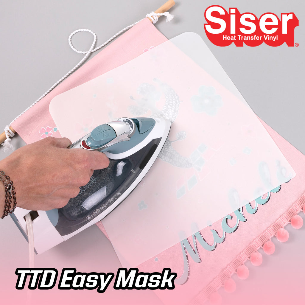 Siser Easycolor DTV direct to Vinyl and Siser TTD Easy Mask 8.4 X 11 Sheets  Inkjet Printer Compatible Heat Transfer Vinyl HTV 