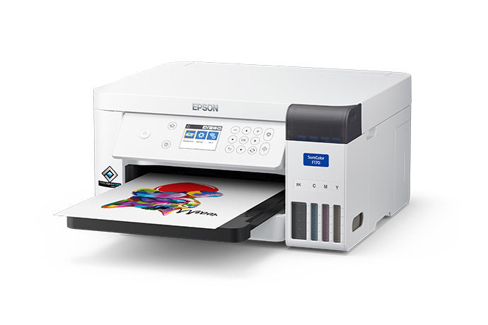Epson SureColor Pro F570 24 Sublimation Printer w/ 450 Sheets Paper & Blanks - Epson F570 Bundle