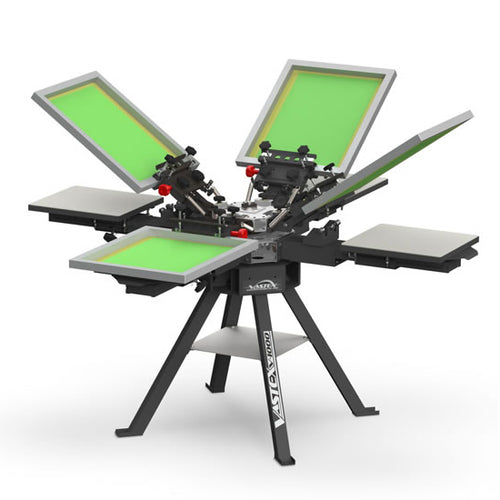 Vastex V-1000 4 to 8 Color Commercial Manual Screen | AA Print Supply