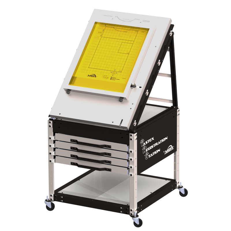 Vastex VRST Pin Registration System With 4 Drawer for Manual Press