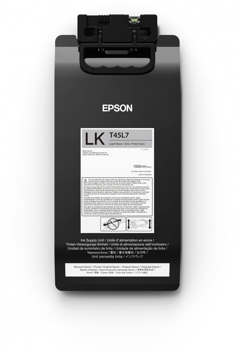 Epson UltraChrome GS3 Ink 1.5L Bag for Light Black