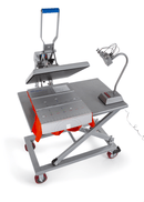 Hotronix Equipment Scissor Cart Top Angle