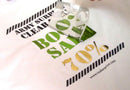 iColor Hot Stamping Foil 12.5" x 20' Roll On fabric application Sample 2