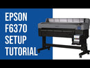 Epson F6370 Set Up Tutorial Video