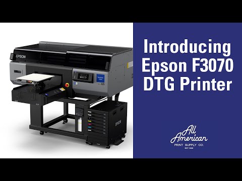 Epson F3070 Industrial Direct-to-Garment Printer