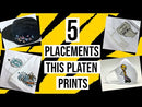 5 Replacements Platen Prints with DTG Face Mask Kit Video