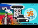 Video on STS Direct to Film (DTF) Printing that prints 36 garments per hour