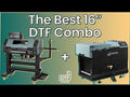 DTF Station Prestige L2 DTF Printer and Seismo L16R DTF Powder Shaker and Dryer bundle video - the best 16 inch dtf setup