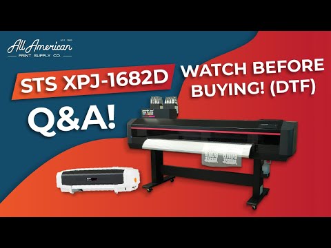 STS XPJ-1682D DTF Printer and Shaker Bundle - Vibrant Colors & Quality 1682D DTF Printer with 24 Shaker : Garment Printer Ink