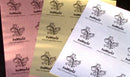 iColor Presto! 1 Step Metallic Hard Surface Transfer Media - Ceramic, Glass and Metal Metallic Sample 2 metallic sheet