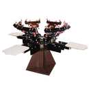 Brown Midline Manual Screen Printing Machine Front View