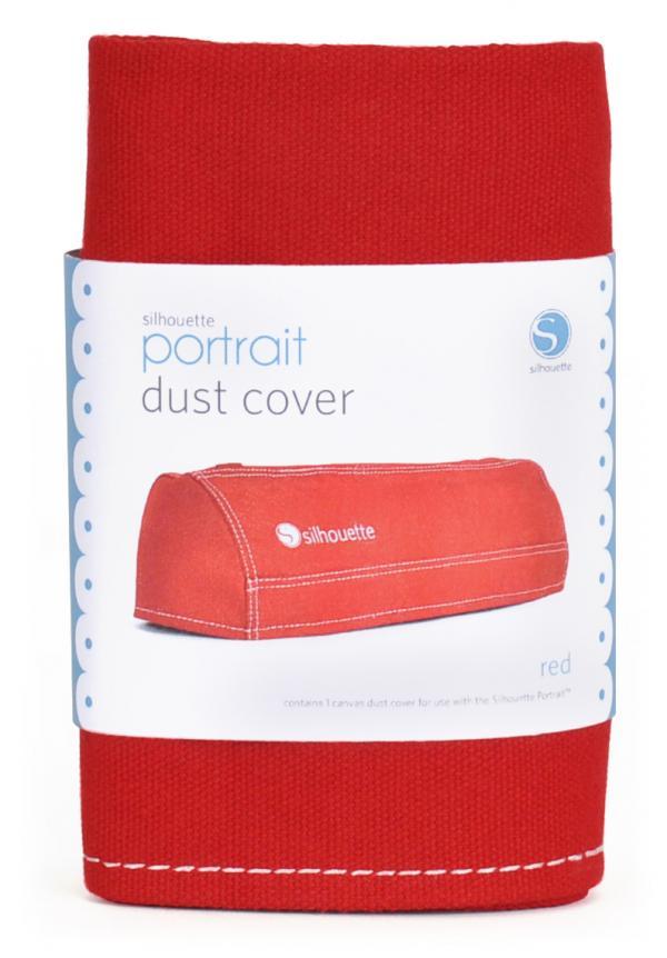 Silhouette Portrait Dust Cover Red