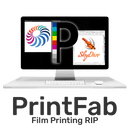 PrintFab Film Printing RIP in Computer Screen